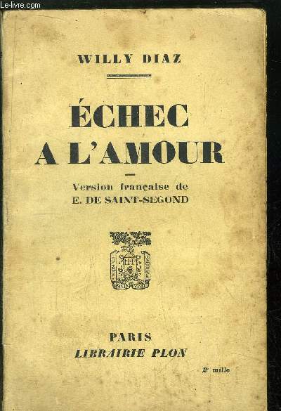 ECHEC A L'AMOUR