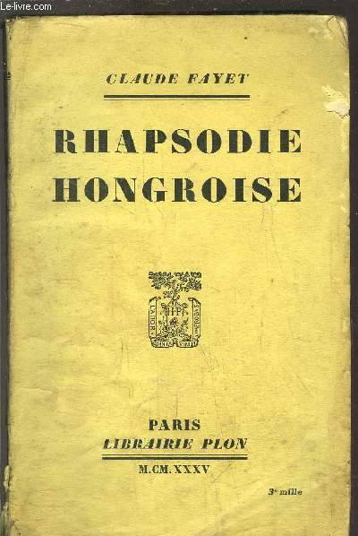RHAPSODIE HONGROISE