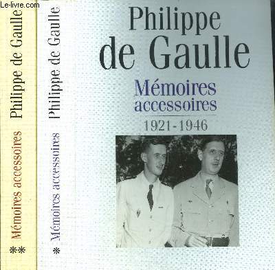 MEMOIRES ACCESSOIRES - 2 VOLUMES - TOME I+II - 1921-1946 / 1947-1979