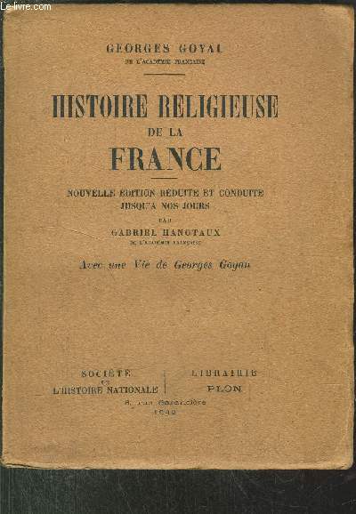 HISTOIRE RELIGIEUSE DE LA FRANCE