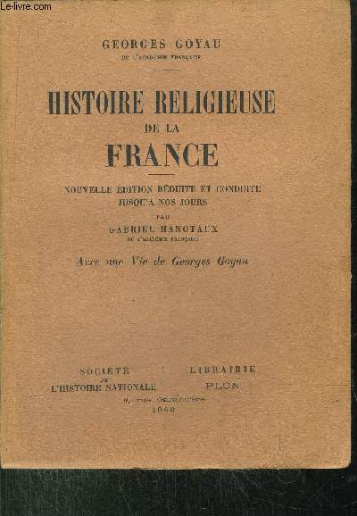 HISTOIRE RELIGIEUSE DE LA FRANCE