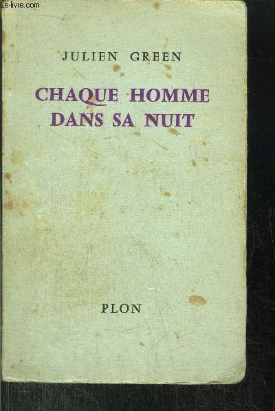 CHAQUE HOMME DANS SA NUIT