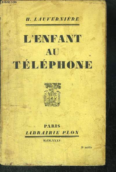 L'ENFANT AU TELEPHONE