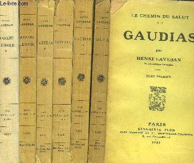 LE CHEMIN DU SALUT - 6 VOLUMES - GAUDIAS TOMES I+II - PANTEAU TOMES I+II - MADAME LESOIR TOMES I+II