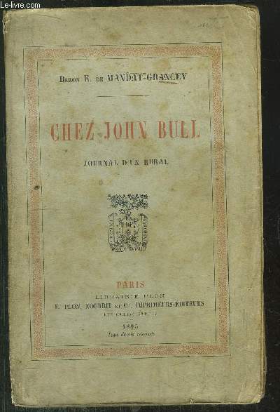 CHEZ JOHN BULL - JOURNAL D'UN RURAL