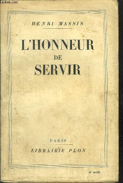 L'HONNEUR DES SERVIR