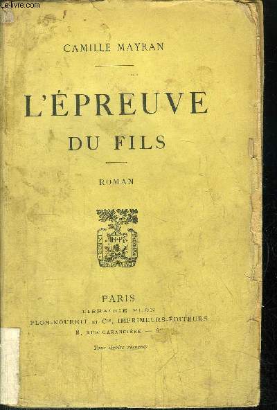 L'EPREUVE DU FILS