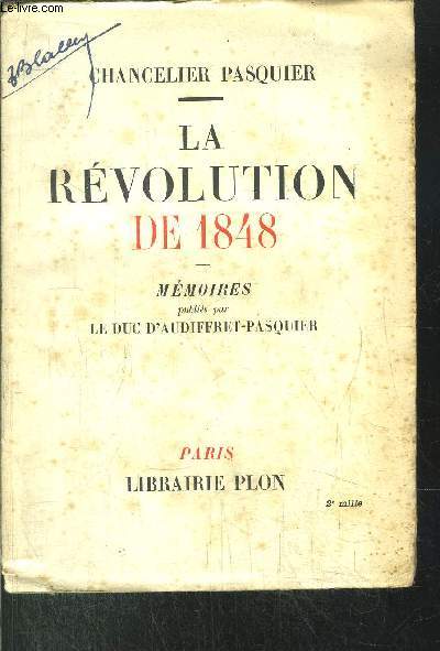 LA REVOLUTION DE 1848