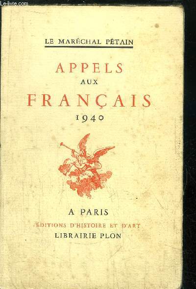 APPELS AUX FRANCAIS 1940