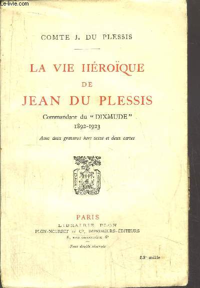 LE VIE HEROIQUE DE JEAN DU PLESSIS