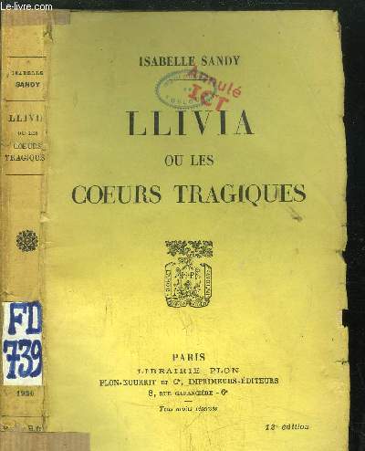 LLIVIA OU LES COEURS TRAGIQUES