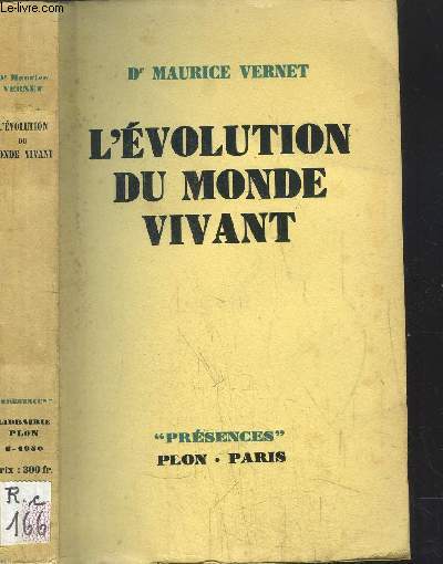 L'EVOLUTION DU MONDE VIVANT