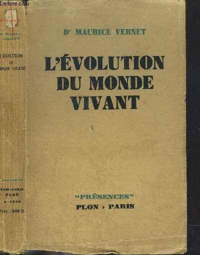 L'EVOLUTION DU MONDE VIVANT