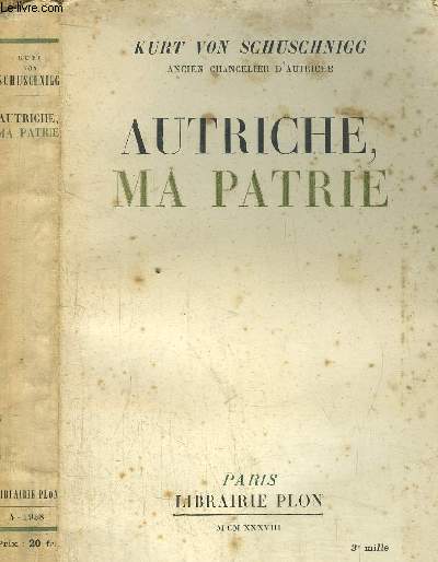 AUTRICHE, MA PATRIE