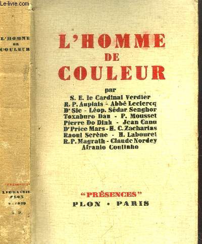 L'HOMME DE COULEUR - COLLECTION 