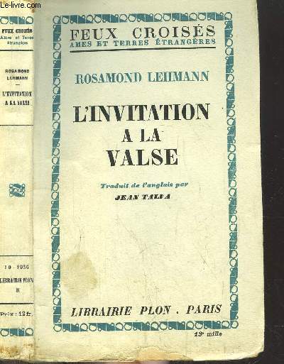 L'INVITATION A LA VALSE- COLLECTION FEUX CROISES