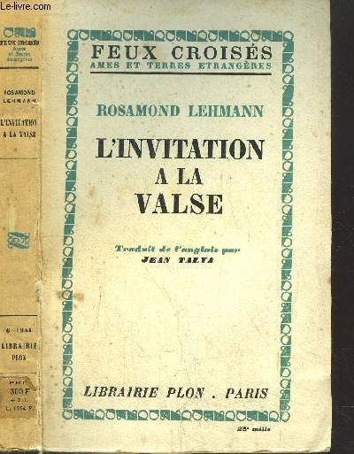 L'INVITATION A LA VALSE - COLLECTION FEUX CROISES