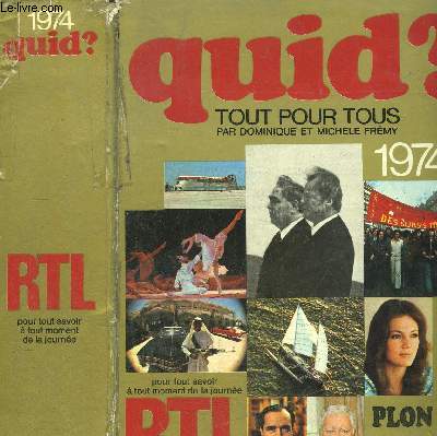 QUID ? - TOUT POUR TOUS - 1974