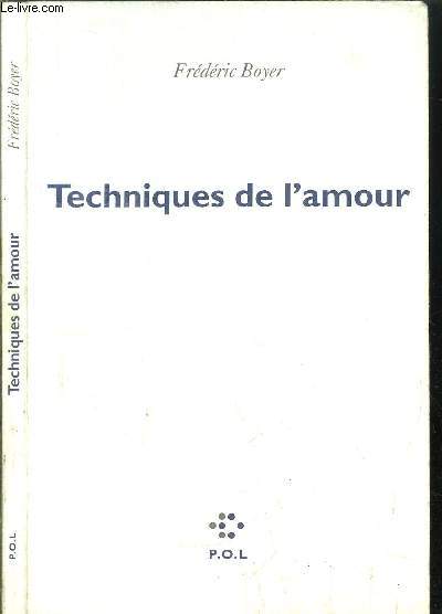 TECHNIQUES DE L'AMOUR