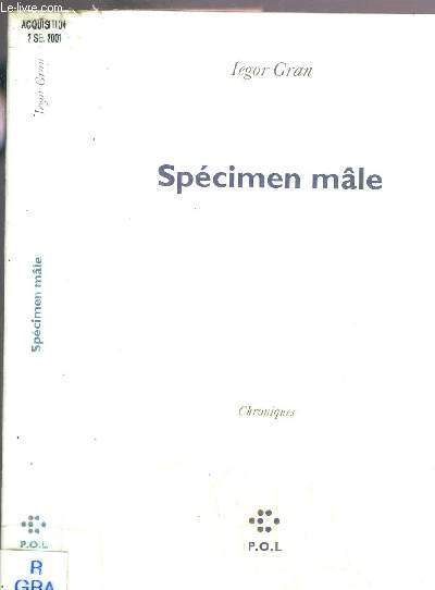 SPECIMEN MALE