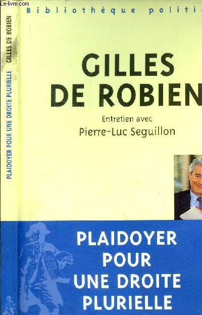 PLAIDOYER POUR UNE DROITE PLURIELLE