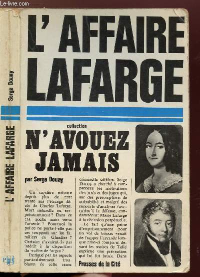 LES PROCES DE MARIE LAFARGE