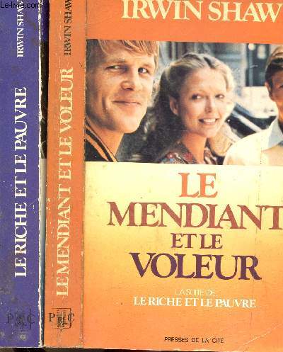 2 VOLUMES - 2 TOMES : LE MENDANT ET LE VOLEUR - LE RICHE ET LE PAUVRE