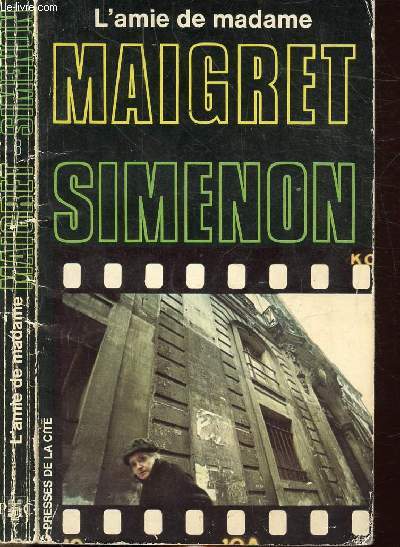 L'AMIE DE MADAME MAIGRET - COLLECTION MAIGRET N8