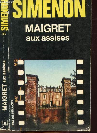 MAIGRET AUX ASSISES - COLLECTION MAIGRET N33