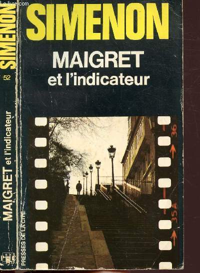 MAIGRET ET L'INDICATEUR - COLLECTION MAIGRET N52