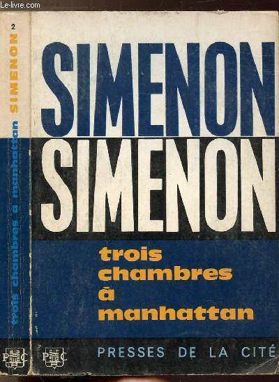 TROIS CHAMBRES A MANHATTAN - COLLECTION MAIGRET N2