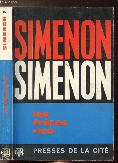 LES FRERES RICO - COLLECTION MAIGRET N15