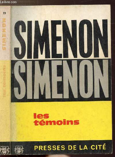 LES TEMOINS - COLLECTION MAIGRET N23