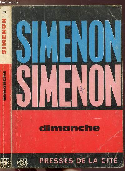 DIMANCHE - COLLECTION MAIGRET N33