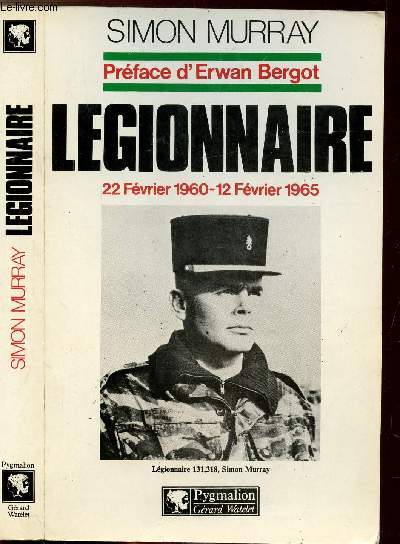LEGIONNAIRE 22 FEVRIER 1960-12 FEVRIER 1965