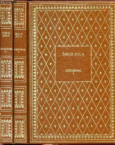 GERMINAL - 2 VOLUMES - TOMES I+II - COLLECTION BIBLIO-LUXE