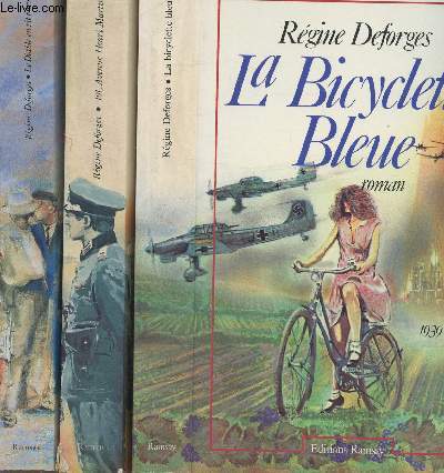 LA BICYLETTE BLEUE - 3 VOLUMES - TOMES I+II+III - 101, AVENUE HENRI-MARTIN - LE DIABLE EN RIT ENCORE