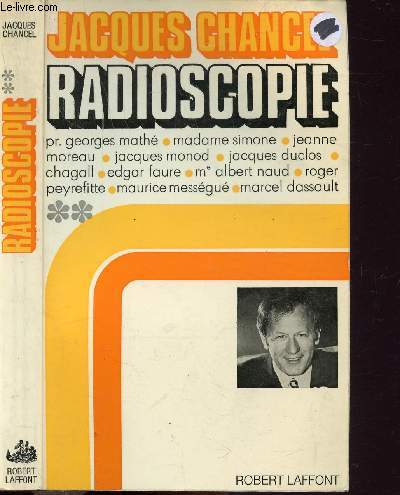 RADIOSCOPIE - TOME II