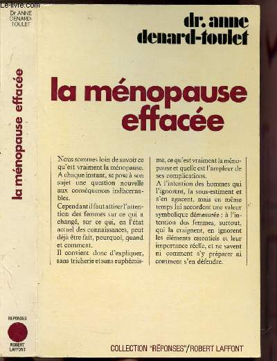LA MENOPAUSE EFFACEE - COLLECTION 
