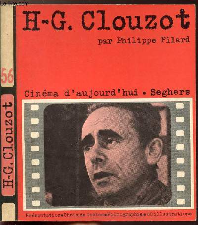 H-G. CLOUZOT - COLLECTION CINEMA D'AUJOURD'HUI N56