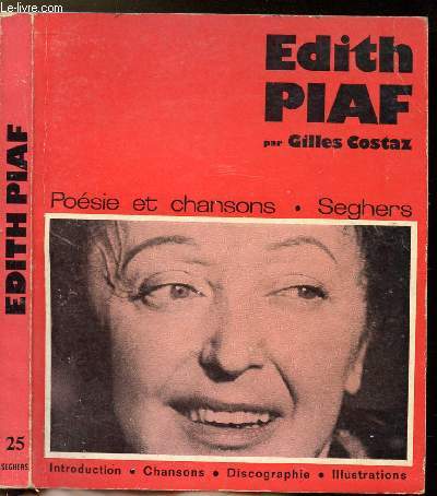 EDITH PIAF - COLLECTION POESIE ET CHANSONS N25