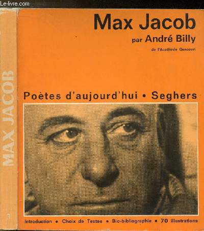 MAX JACOB - COLLECTION POETE D'AUJOURD'HUI N3