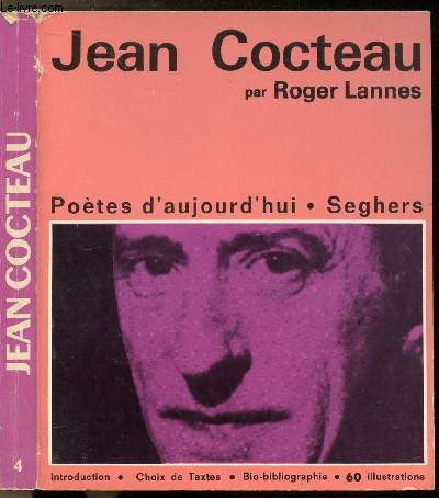 JEAN COCTEAU - COLLECTION POETE D'AUJOURD'HUI N4