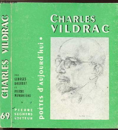 CHARLES VILDRAC - COLLECTION POETES D'AUJOURD'HUI N69
