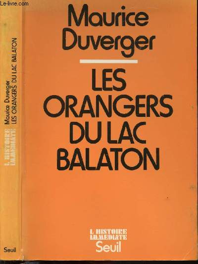 LES ORANGERS DU LAC BALATON