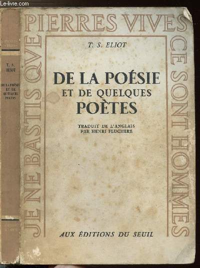 DE LA POESIE ET DE QUELQUES POETES