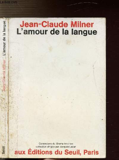 L'AMOUR DE LA LANGUE