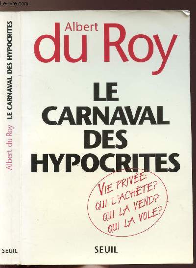 LE CARNAVAL DES HYPOCRITES