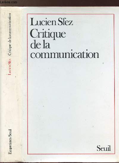 CRITIQUE DE LA COMMUNICATION