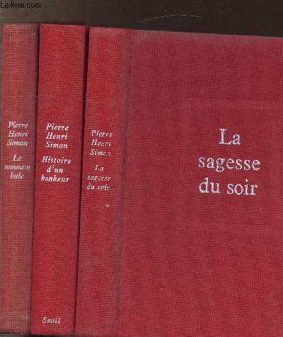 FIGURES A CORDOUAN - 3 VOLUMES - TOMES I+II+III - LE SOMNAMBULE - HISTOIRE D'UN BONHEUR - LA SAGESSE DU SOIR